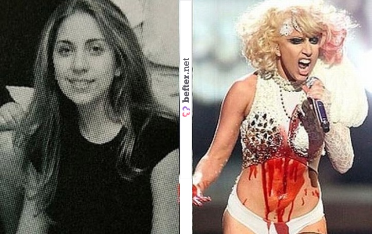 lady gaga before fame pictures. Lady Gaga Before and After