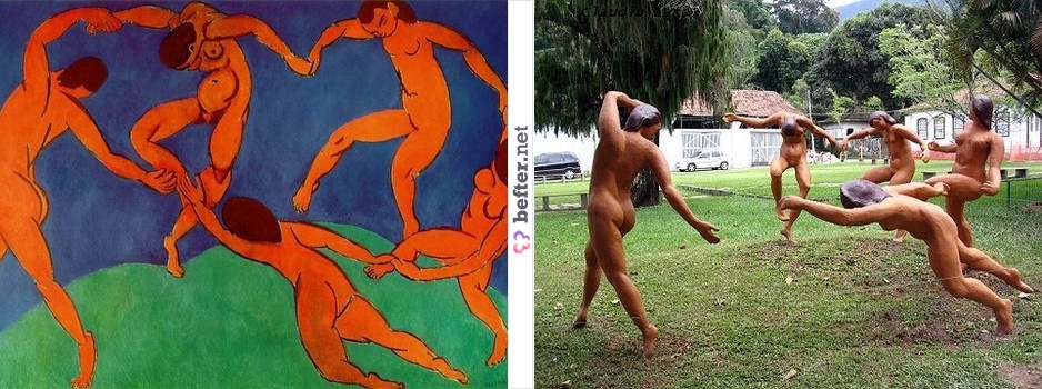 A Dança - Henri Matisse | Antes e Depois