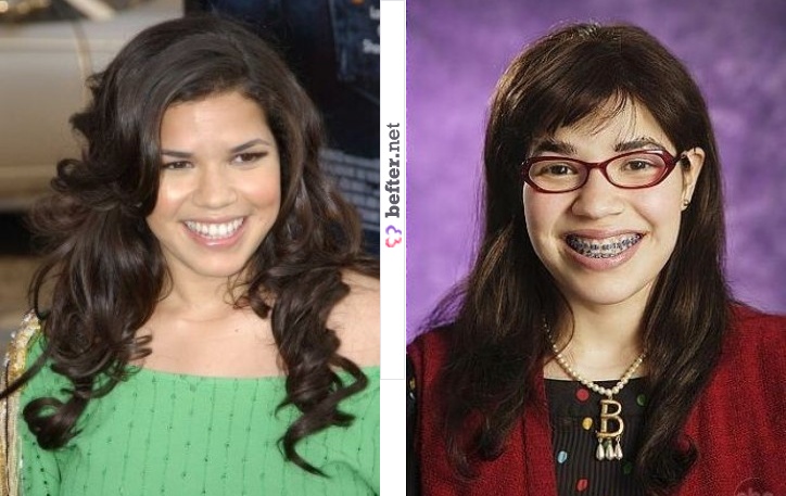 america ferrera ugly betty makeover. hair hair ugly betty after