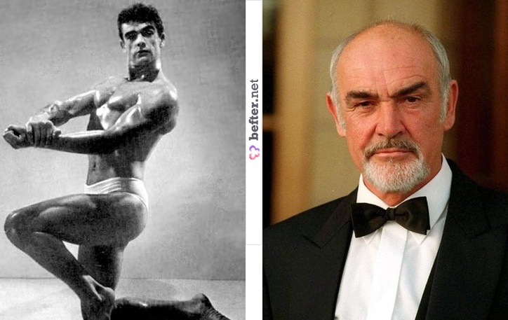 Sean Connery Before and After